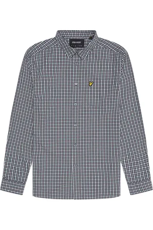 Lyle & Scott Skjorte, Herre, Flerfarvet, XL, Bomuld, Gingham Skjorte med Tern