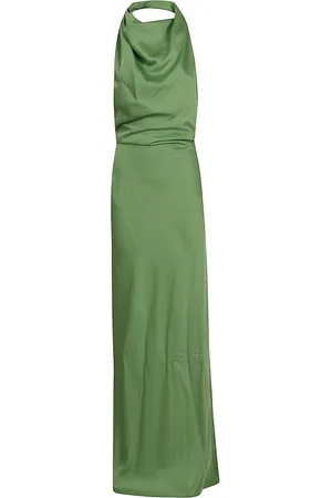 Simkhai Kjole, Dame, Grøn, S, Polyester, Elegant Grøn Kjole til Kvinder