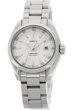 Omega Pre-owned, Dame, Grå, ONE SIZE, Tyl, Pre-owned Rustfrit stal watches