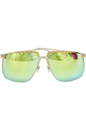 Gucci Pre-owned, Dame, Grøn, ONE SIZE, Uld, Pre-owned Plast solbriller