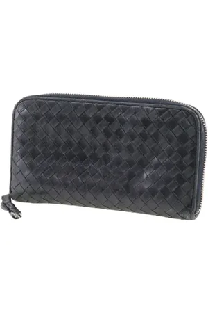 Bottega Veneta Pre-owned, Dame, Sort, ONE SIZE, Tyl, Pre-owned Laeder punge