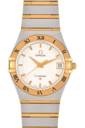 Omega Pre-owned, Herre, Gul, ONE SIZE, Uld, Pre-owned Rustfrit stal watches