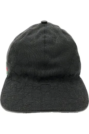 Gucci Pre-owned, Dame, Sort, ONE SIZE, Tyl, Pre-owned Stof hatte