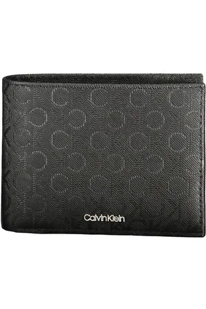 Calvin Klein Tilbehør, Herre, Sort, ONE SIZE, Læder, Sort Læder Herre Pung Rfid Blokering