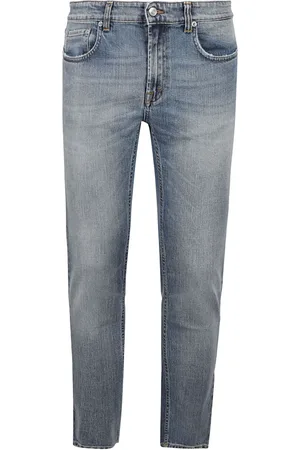 DEPARTMENT FIVE Jeans, Herre, Blå, W30, Bomuld, Slim Fit Jeans med 5 Lommer