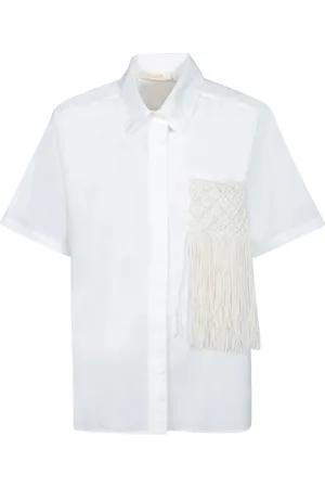 Incotex Bluser & Skjorter, Dame, Hvid, XS, Hvid T-shirt & Polo Dametøj