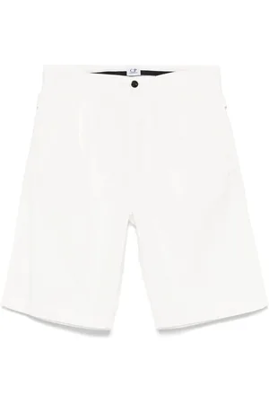C.P. Company Shorts, Herre, Hvid, XL, Bomuld, Hvide bomuld Bermuda shorts