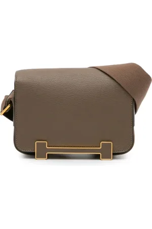 Hermès Pre-owned, Dame, Brun, ONE SIZE, Uld, Pre-owned Laeder crossbody-tasker