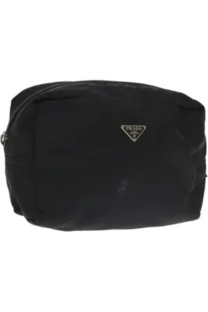 Prada Pre-owned, Dame, Sort, ONE SIZE, Nylon, Pre-owned nylon pouches