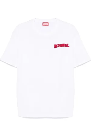 Diesel Top, Herre, Hvid, 2XL, Uld, Stilfuld Skjorte