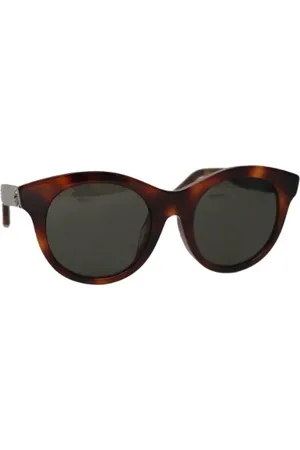 Gucci Pre-owned, Dame, Brun, ONE SIZE, Tyl, Pre-owned Plast solbriller