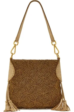 Maliparmi Taske, Dame, Gul, ONE SIZE, Uld, Lykke Perler Broderi Skuldertaske