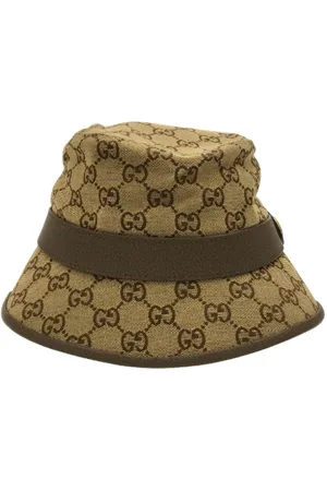 Gucci Pre-owned, Dame, , ONE SIZE, Bomuld, Pre-owned Bomuld hatte