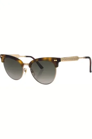 Gucci Pre-owned, Dame, Brun, ONE SIZE, Uld, Pre-owned Plast solbriller
