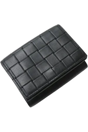 Bottega Veneta Pre-owned, Herre, Sort, ONE SIZE, Læder, Pre-owned Laeder punge