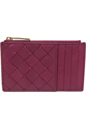 Bottega Veneta Pre-owned, Dame, Lilla, ONE SIZE, Tyl, Pre-owned Laeder punge
