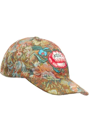 Gucci Pre-owned, Dame, Grøn, ONE SIZE, Polyester, Pre-owned Polyester hatte