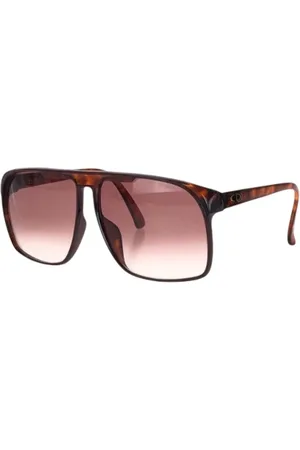 Dior Pre-owned, Dame, Brun, ONE SIZE, Uld, Pre-owned Plast solbriller