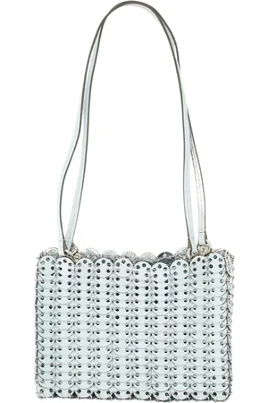 Paco rabanne Taske, Dame, Blå, ONE SIZE, Læder, Vendbar Blå Læder Taske 1969 Flip