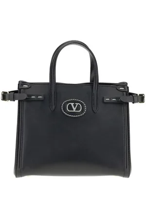 VALENTINO GARAVANI Taske, Dame, Sort, ONE SIZE, Uld, Elegant Antibes Håndtaske med Metal Detaljer