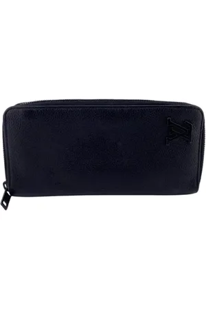 LOUIS VUITTON Pre-owned, Herre, Blå, ONE SIZE, Læder, Pre-owned Laeder punge