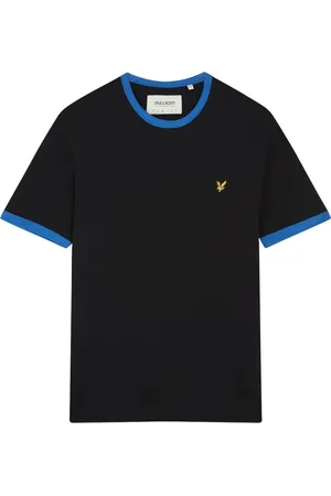 Lyle & Scott Top, Herre, Sort, XS, SS T-shirts Ringer T-shirt