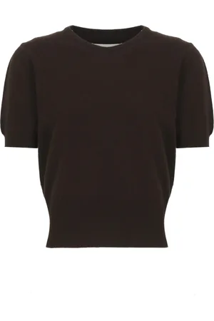 Maison Margiela Strik, Dame, Brun, M, Uld, Virgin Uld Sweater