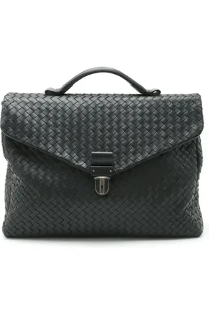Bottega Veneta Pre-owned, Dame, Sort, ONE SIZE, Pre-owned Laeder hndtasker