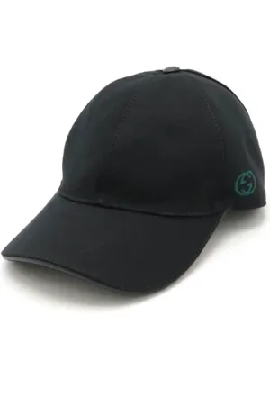 Gucci Pre-owned, Dame, Sort, ONE SIZE, Bomuld, Pre-owned Bomuld hatte