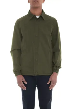 HERNO Jakke, Herre, Grøn, 3XL, Nylon, Grøn Nylon Overshirt Jakke
