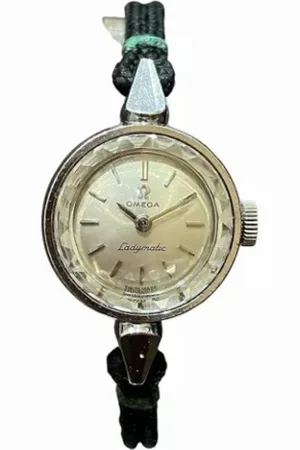 Omega Pre-owned, Dame, Grå, ONE SIZE, Tyl, Pre-owned Rustfrit stal watches