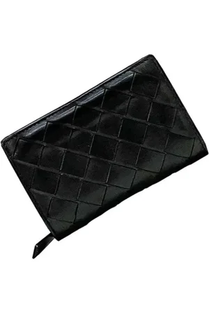 Bottega Veneta Pre-owned, unisex, Sort, ONE SIZE, Tyl, Pre-owned Laeder punge