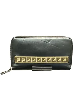 Fendi Pre-owned, Herre, Sort, ONE SIZE, Læder, Pre-owned Laeder punge