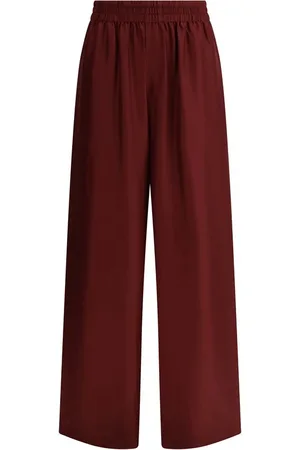 Lisa Yang Bukser, Dame, Brun, XS, Silke Wide Leg Bukser