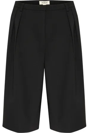Soaked in Luxury Shorts, Dame, Sort, XS, Uld, Klassiske Sorte Shorts & Knickers