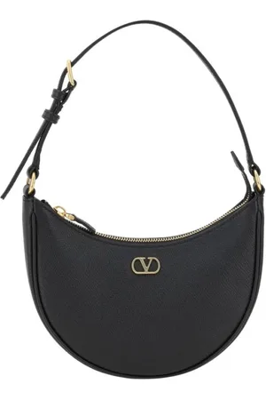 VALENTINO GARAVANI Taske, Dame, Sort, ONE SIZE, Uld, Elegant VLogo Hobo Skuldertaske