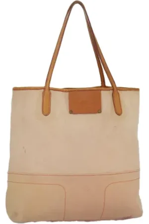 Burberry Pre-owned, Dame, Brun, ONE SIZE, Uld, Pre-owned Canvas totes