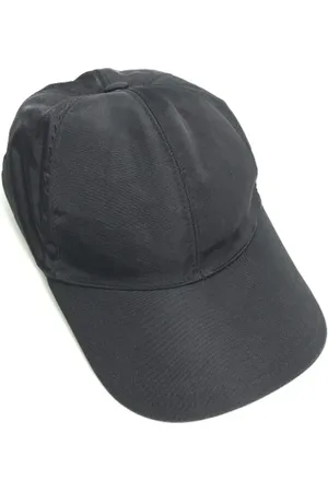Prada Pre-owned, Dame, Sort, ONE SIZE, Tyl, Pre-owned Stof hatte
