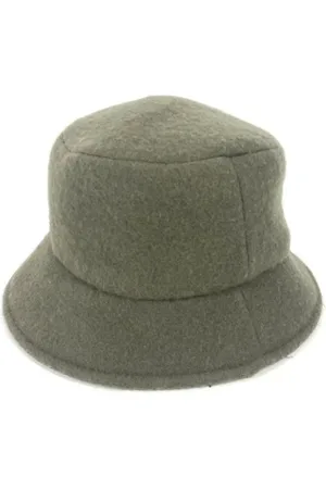 Fendi Pre-owned, Dame, Grøn, ONE SIZE, Uld, Pre-owned Uld hatte