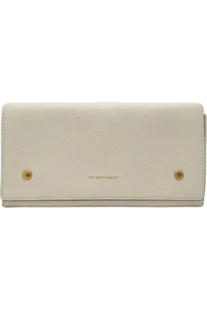 Burberry Pre-owned, Dame, Grå, ONE SIZE, Tyl, Pre-owned Laeder punge