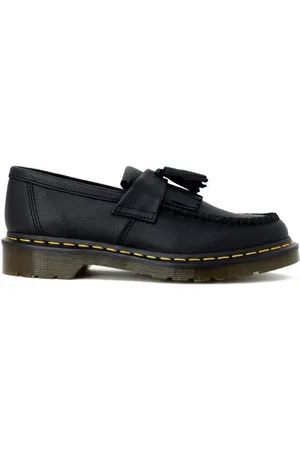Dr. Martens Sko, Dame, Sort, 39 EU, Læder, Sort Læder Flade Sko Efterår/Vinter Kollektion