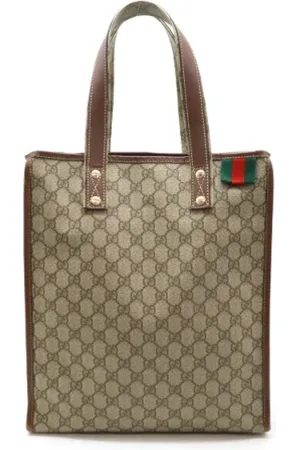 Gucci Pre-owned, Dame, , ONE SIZE, Tyl, Pre-owned Canvas totes