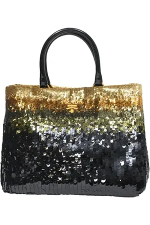 Prada Pre-owned, Dame, Flerfarvet, ONE SIZE, Tyl, Pre-owned Stof prada-tasker