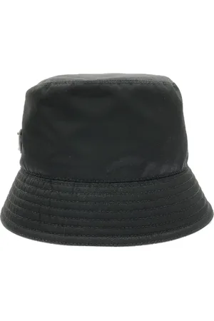 Prada Pre-owned, Dame, Sort, ONE SIZE, Tyl, Pre-owned Stof hatte