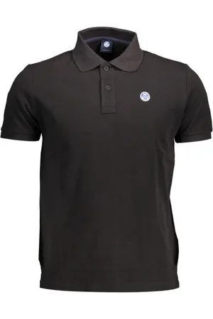 North Sails Top, Herre, Sort, L, Bomuld, Sort Bomuld Polo Skjorte