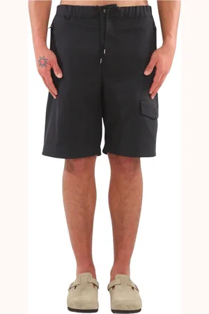 C.P. Company Shorts, Herre, Sort, L, Tekniske Panama Shorts i Sort