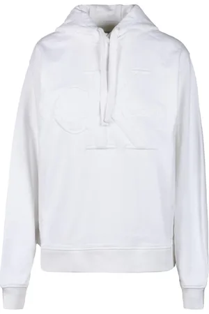 Calvin Klein Sweathshirts & Hoodies, Dame, Hvid, XL, Bomuld, Sweatshirts Hoodies