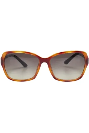 Fendi Pre-owned, Dame, Brun, ONE SIZE, Tyl, Pre-owned Plast solbriller