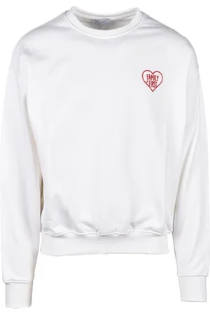 Family First Sweathshirts & Hoodies, Herre, Hvid, M, Bomuld, Sweatshirts Hoodies