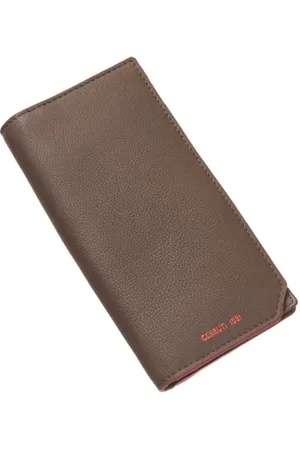 Cerruti 1881 Tilbehør, Herre, Brun, ONE SIZE, Læder, Herre Læder Pung med Kortholder